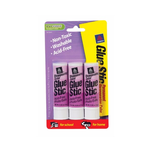 BARRA ADHESIVA 7,4GRS COLOR PURPURA QUE LUEGO DESAPARECE!