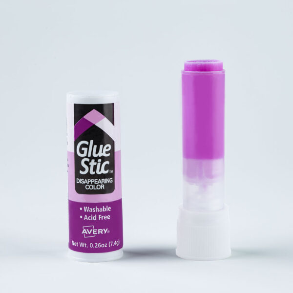 BARRA ADHESIVA 7,4GRS COLOR PURPURA QUE LUEGO DESAPARECE! - Imagen 2
