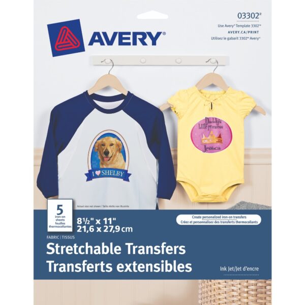 PAPEL DE TRANSFERENCIA AVERY PARA TELAS