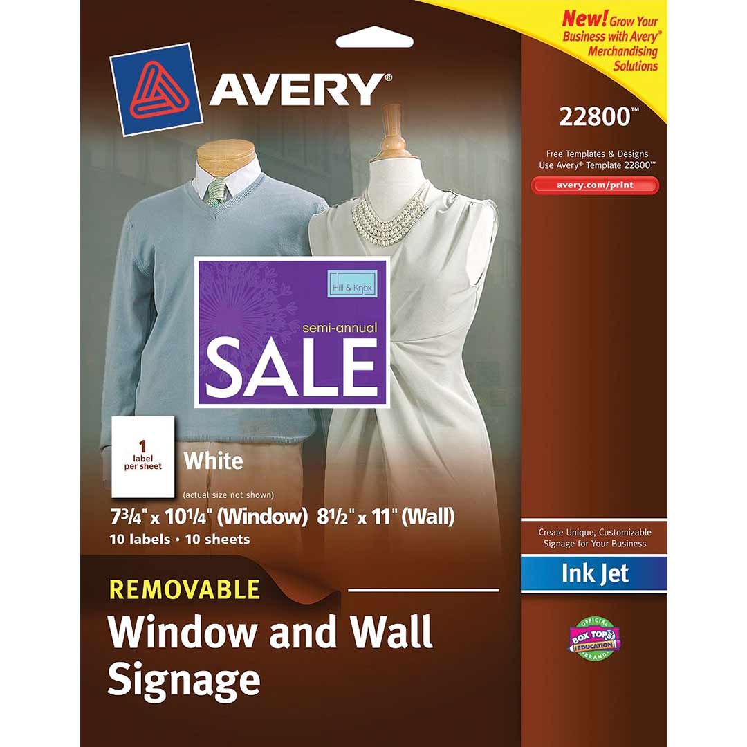 CARTELES IMPRIMIBLES BLANCOS PARA VIDRIERA - REMOVIBLES