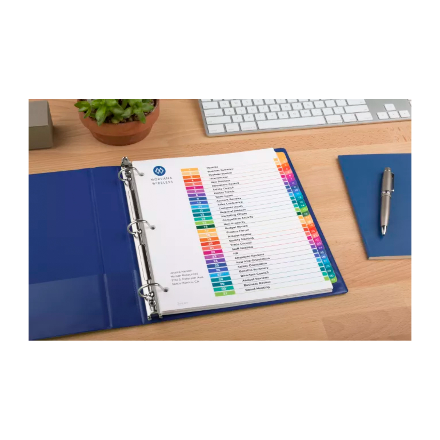 SEPARADORES DE REFERENCIA CARTA READY INDEX 31 POSICIONES - Imagen 2