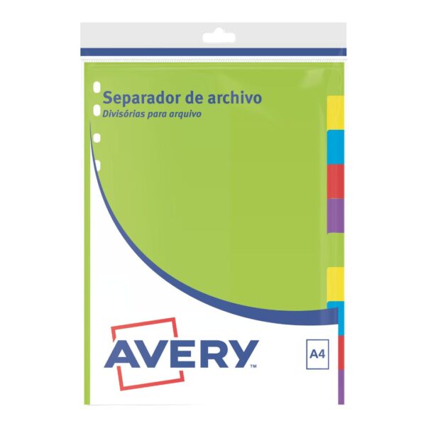 SEPARADOR DE ARCHIVO OFICIO 10 POSICIONES - Imagen 4