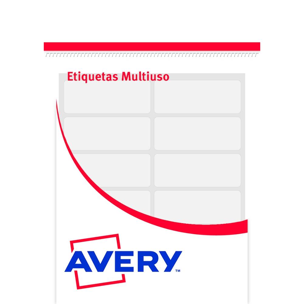 ETIQUETAS BLANCAS MULTIUSO MANUALES 1.98 x 5.15 CM - 60 Unds