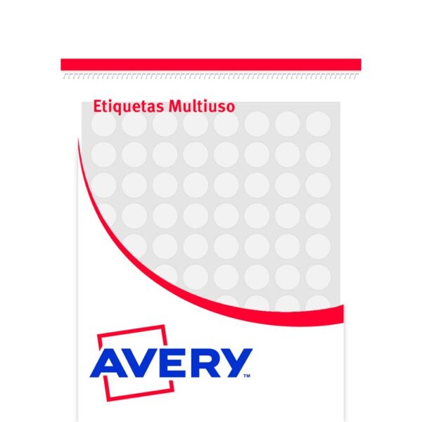 ETIQUETAS BLANCAS FORMA REDONDA 1.11 CM Diámetro - 400 Unds