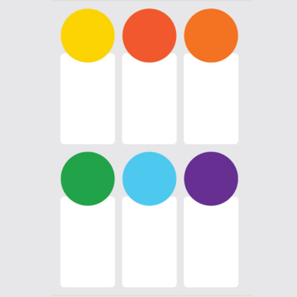 ETIQUETAS ADHESIVAS DE ESCRITURA MANUAL 4.5 x 1.9 CM - 18 Unds