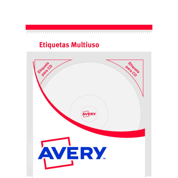 ETIQUETAS BLANCA PARA CD 11.4 CM diámetro - 5 Unds