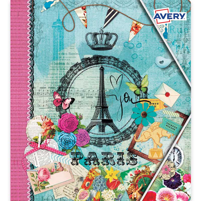 CARPETA TRES SOLAPAS N°3 - Vintage Sophie