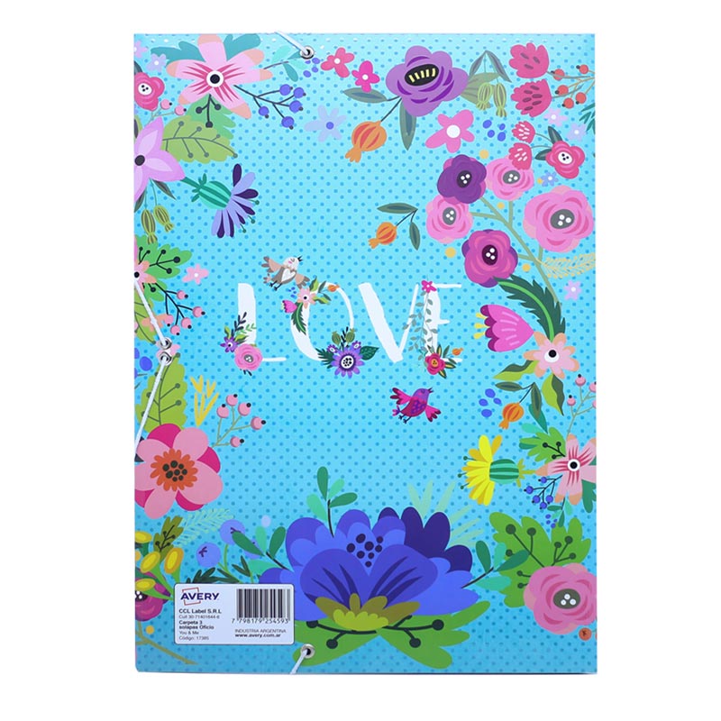 CARPETA TRES SOLAPAS OFICIO - You & Me - Imagen 2