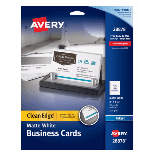 TARJETAS PERSONALES AVERY