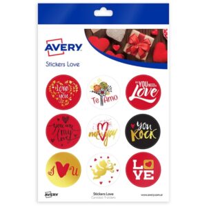 STICKERS LOVE RED