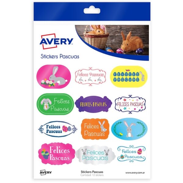 STICKERS CONEJOS DE PASCUA