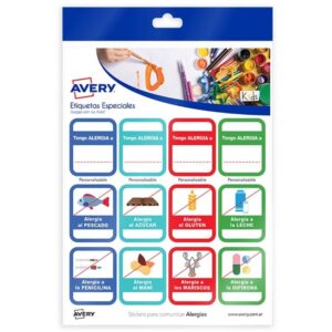 STICKERS PARA COMUNICAR ALERGIAS