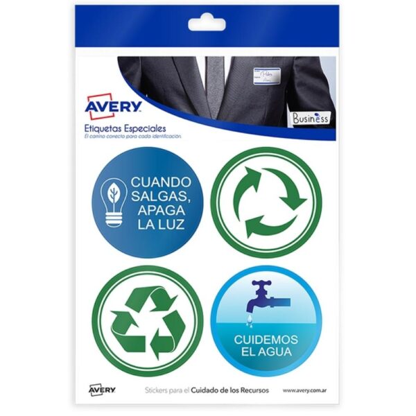 STICKERS PARA EL CUIDADO DE RECURSOS