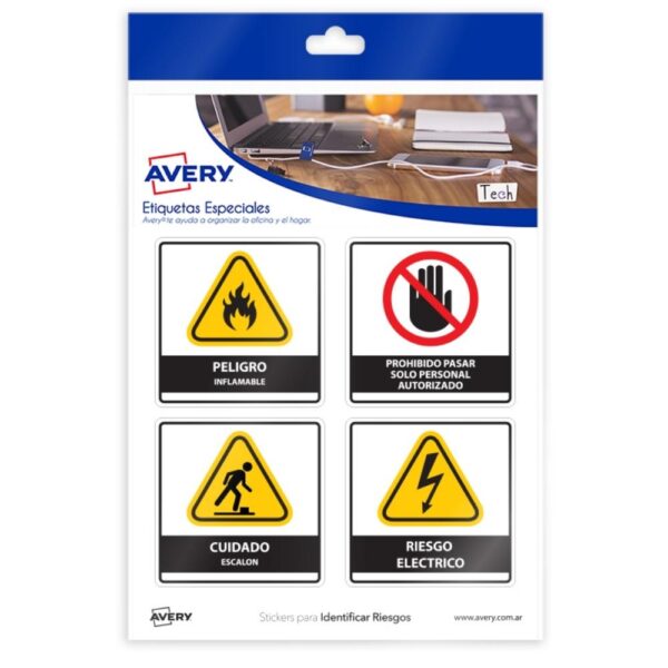 STICKERS PARA IDENTIFICAR RIESGOS