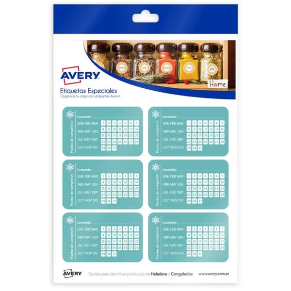 STICKERS PARA IDENTIFICAR PRODUCTOS DE HELADRA O CONGELADOS