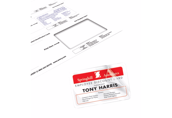TARJETAS AVERY AUTOLAMINABLES - Imagen 2