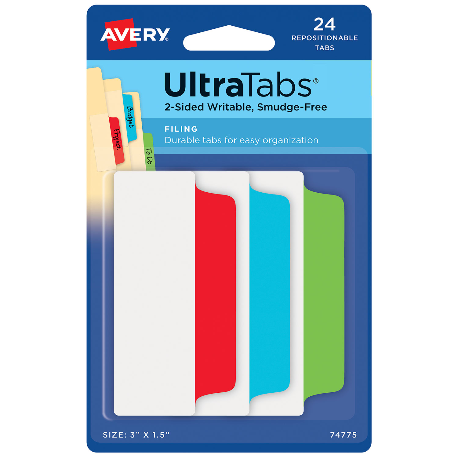 ULTRA TABS MINI REPOSICIONABLES 7.62 X 3.81