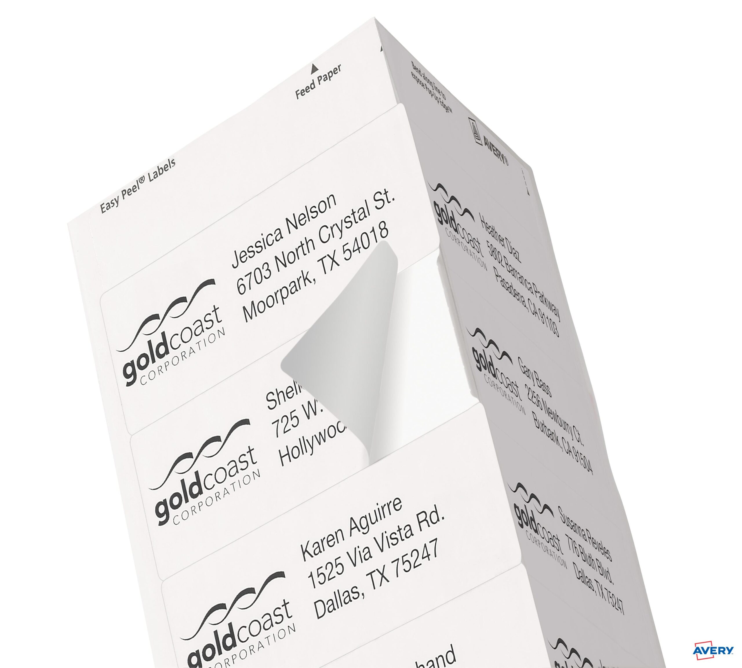 ETIQUETAS ADHESIVAS IMPRIMIBLES AVERY BLANCAS 9.9 x 3.8 cm - 1400 Unds - Imagen 2